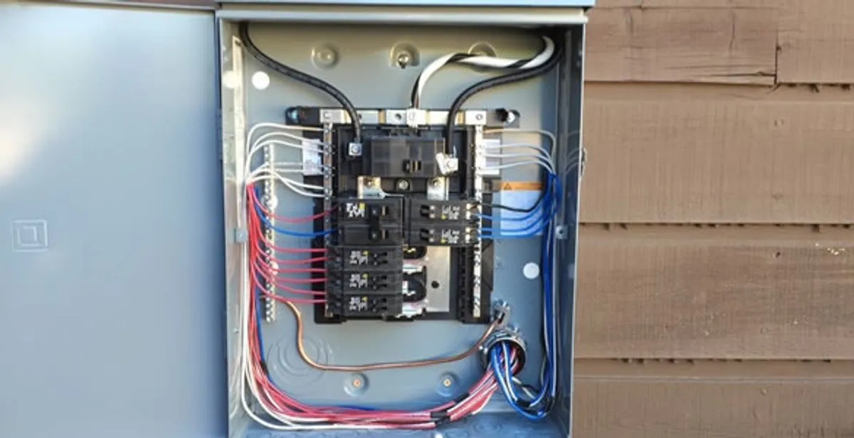 electrical panel upgrade service featuring newly installed electrical panel wired by licensed electricians in Mountain View, CA