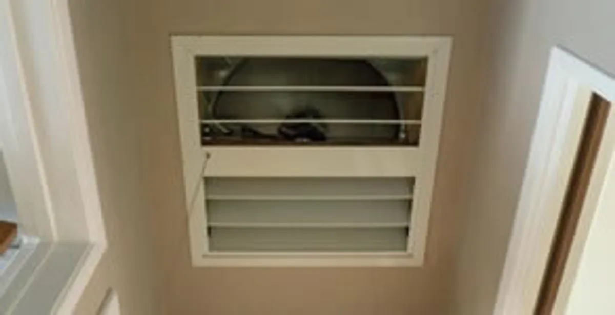whole house fan installation services with ceiling-mounted ventilation system in Mountain View, CA